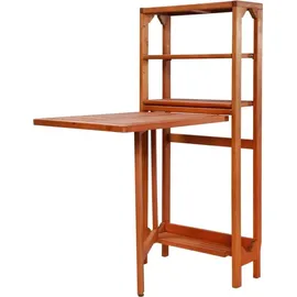 vidaXL Bistroset 3-tlg. braun klappbar
