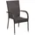 furnicato Gartenstuhl 55,5 x 95 x 53,5 cm braun 4 St.
