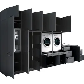 laundreezy Mehrzweckschrank-Set 445 x 238 x 68 cm Grau