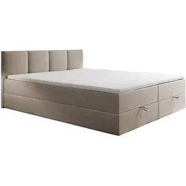 Trada Royal Boxspringbett 180 x 200 cm H3 Beige