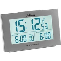 Atlanta Funkwecker Digital 1889/19 silber