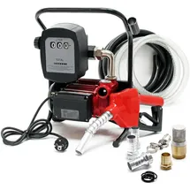 Wiltec Heizöl- und Dieselpumpe 230V 600W 40l/min selbstansaugend mit automatischer Pistole