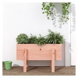 furnicato Hochbeet Pflanzkübel 62 x 30 x 38 cm Braun
