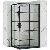 REA Concept Duschkabine mit Schiebetür 100 x 190 cm REA-K6389