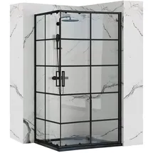 REA Concept Duschkabine mit Schiebetür 100 x 190 cm REA-K6389