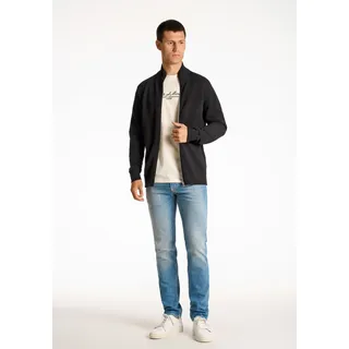 Lindbergh Cardigan mit Stehkragen und Reißverschluss, Black, S