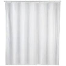 Wenko Duschvorhang Uni 120 x 200 cm weiß