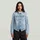 G-Star Jeansjacke Silber M