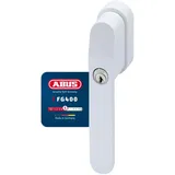ABUS Fenstergriff FG400 W, 30-48 mm Stiftlänge, Metall, Weiß