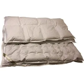 Betten Hofmann Franken Combi Vierjahreszeiten Daunenbett Daunendecke 135x200 cm 100 % Daunen - Weiß