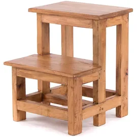 DESIGN DELIGHTS Pflanzenhocker Step 47 x 37 cm Braun
