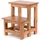 DESIGN DELIGHTS Pflanzenhocker Step 47 x 37 cm Braun