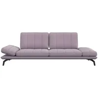FLEXLUX 3-Sitzer Tropea Relaxsofa, Designsofa, Relaxfunktion, TV-Couch, Funktionssofa mit Armteilverstellung & Sitztiefenverstellung lila
