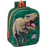 Safta JURASSIC WORLD 3D Kindergartenrucksack, anpassbar an den Wagen, einfache Reinigung, ideal für Kinder verschiedener Altersgruppen, bequem und vielseitig, Qualität und Widerstandsfähigkeit, 22 x