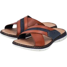 Rieker Freizeitsandalen Herren Braun/Blau 41