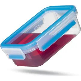 Emsa Clip & Close rechteckig blau 1,0 l / 2,3 l / 3,7 l 3-teilig