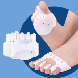 1 Paar Silikon-Vorfußpolster zur Schmerzlinderung, Zehentrenner, rutschfester Zehenschutz, Fußpflege-Werkzeuge