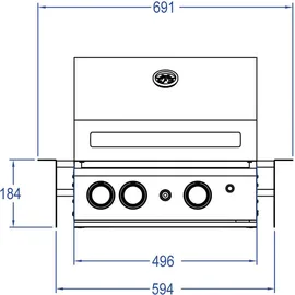 ALLGRILL CHEF M Built-In