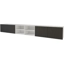 altdecor NOA-2 Lowboard 300 cm Schwarz/Weiß Holz