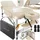 Kesser KESSER® Massageliege klappbar & höhenverstellbar 3 Zonen Massagebett Massagetisch Kosmetikliege Therapieliege Aluminium + 10x Gesichtsauflage mit Kopfstütze Armlehnen & Tasche