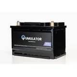 iQumulator® LiFePO4 100Ah 12V 1280Wh Lithium Batterie mit BMS H6R/LN3R DIN-Größe, EQ 160Ah - 200Ah AGM oder GEL Aufbaubatterie für Wohnmobil, Boot, Camping oder Solaranlage, Versorgungsbatterie