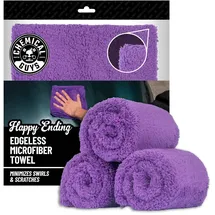Chemical Guys Happy Ending Mikrofaser-Handtuch Violett 2 St. 40x40 cm