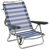 Alco - Strandstuhl 607-alf Verstellbar Aluminium Fibreline