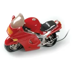 Booster Tischlampe Motorrad, rot