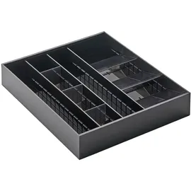 Yamazaki Besteckorganizer Kunststoff 47,5x5,5x35 cm schwarz