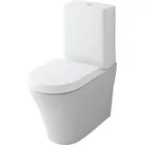 TOTO MH Stand-WC mit WC-Sitz Weiß