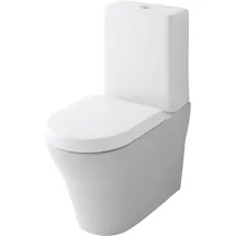 TOTO MH Stand-WC mit WC-Sitz Weiß