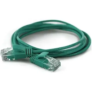 Wantec UTP-Patchkabel Cat.6A gn 7325 gn 0,25m