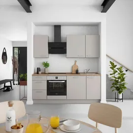 Nobilia Küchenzeile Touch II 210 cm grau