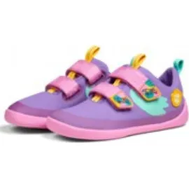 Affenzahn Barfußschuh Lucky Kreativ Tukan Lavendel / Türkis 24