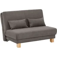 Home Affaire Schlafsofa Chenille 2-Sitzer Braun