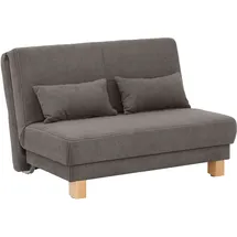 Home Affaire Schlafsofa Chenille 2-Sitzer Braun