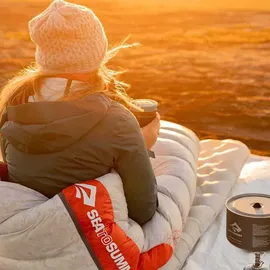 Sea to Summit Flame Fmi Schlafsack Für Frauen - Light Gray / Garnet - Normal