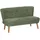 58 aufm Kessel Kindersofa Katya 2-Sitzer 1 x 1 x 1 cm Buche massiv grün