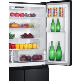 Hanseatic HCDC18080CWDBI Multi Door (419 l, 1800 mm hoch, Schwarz)