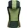 Navahoo Damen Steppweste leicht mit Abnehmbarer Kapuze Colourblocking-Stil Shadaa Multikulti Multicolour Green Forest Gr. S - S