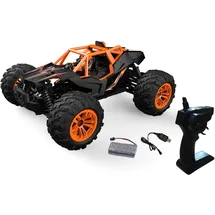 Drive & Fly Models RC-Buggy DF-Fun-Racer 4WD CH RTR orange schwarz (3158)