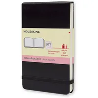 Moleskine Aquarellalbum P/A6 200 g-Aquarellpapier Schwarz