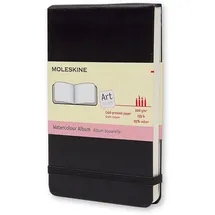 Moleskine Aquarellalbum P/A6 200 g-Aquarellpapier Schwarz