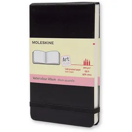 Moleskine Aquarellalbum P/A6 200 g-Aquarellpapier Schwarz