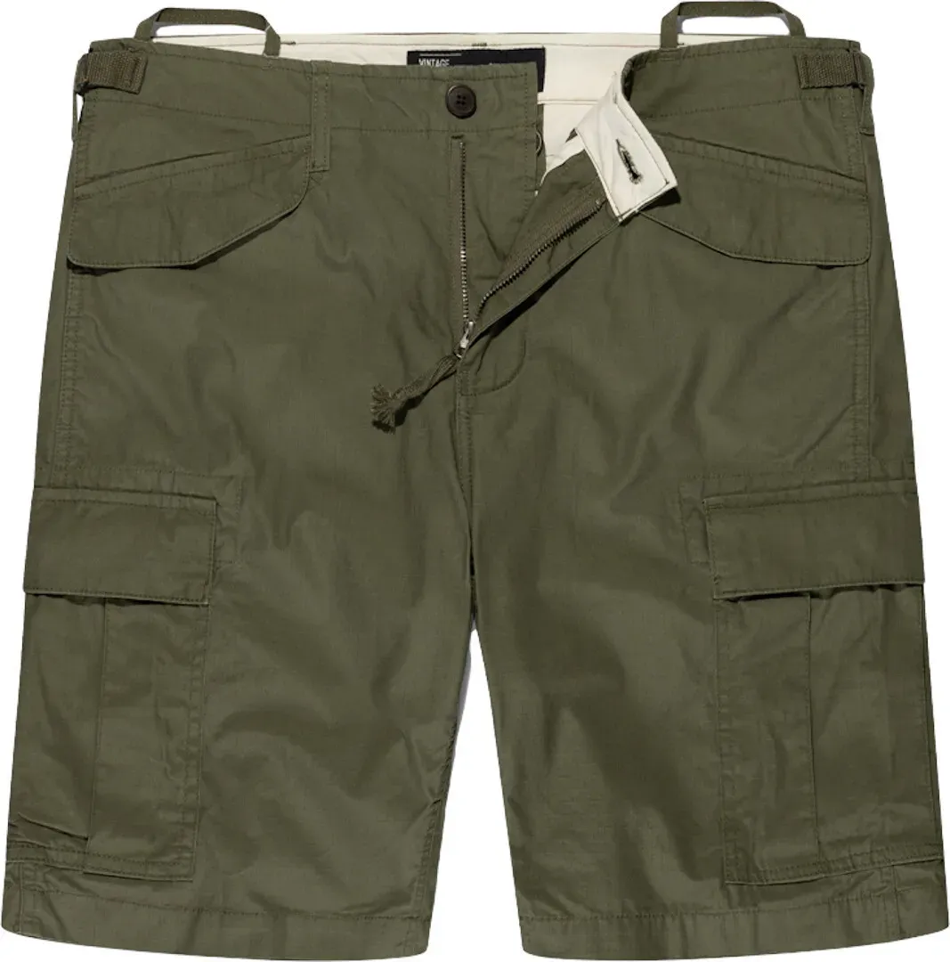 Vintage Industries Anderson Korte broek, groen, L Voorman
