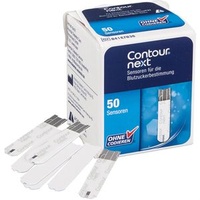 Contour Blutzuckerteststreifen NEXT, für Contour Messgeräte, 50 Stück