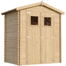 TIMBELA Gartenhaus M367 1,96 x 1,36 m Beige