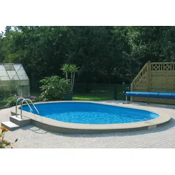 myPOOL Poolset Trend Oval Tiefbecken mit Sandfilteranlage Gr. 1