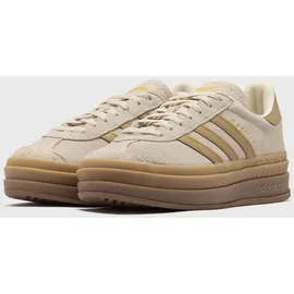 adidas Gazelle Bold Stone Khaki / Cream White / Gold Metallic 39 1/3