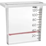 TFA Dostmann Regenmesser Analoger Niederschlagsmesser, 47.1014, mit rotem Schwimmer, präzise Regenmengenanzeige, wetterfest, einfache Montage an Zaun & Geländer